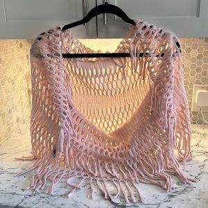 Perfect condition.Blue pacific cashmere& lambswool infinity scarf PINK NOT BEIGE